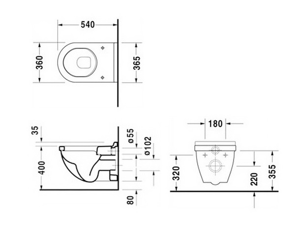 унитаз DURAVIT STARCK 3